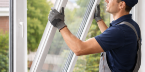 installation d'une fenetre double vitrage